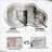 Smart Anti-Fog Cloud Shape LED Bathroom Mirror With Front + Back Lighted Tempered Glass Stepless Dimmable ETL Listed-1433478516