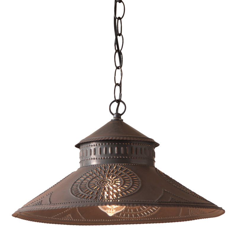 Luminaire suspendu conique à 1 lumière Arawn