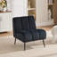 Fauteuil d'appoint rembourré capitonné sans accoudoirs-310130809