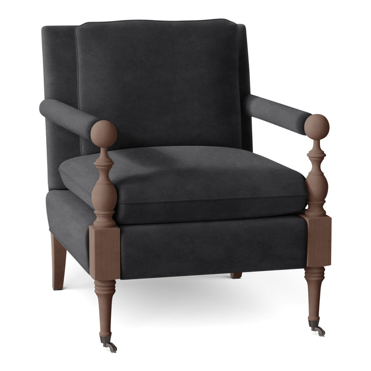Leslie 31.5" Wide Slipcovered Armchair