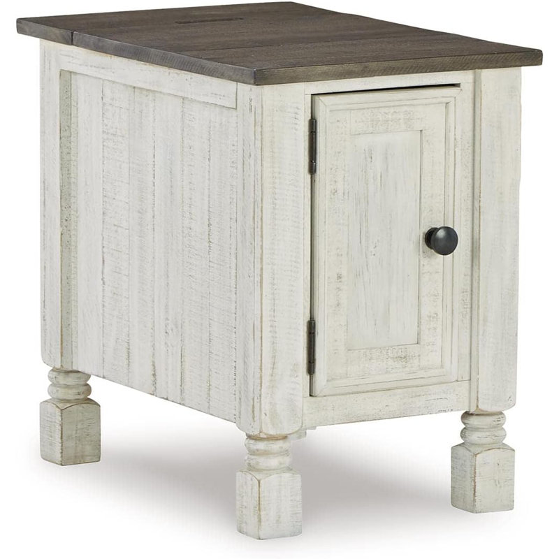 Darlicia End Table and Built-In Outlets
