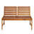 Rosettia Solid Wood Acacia Outdoor Bench