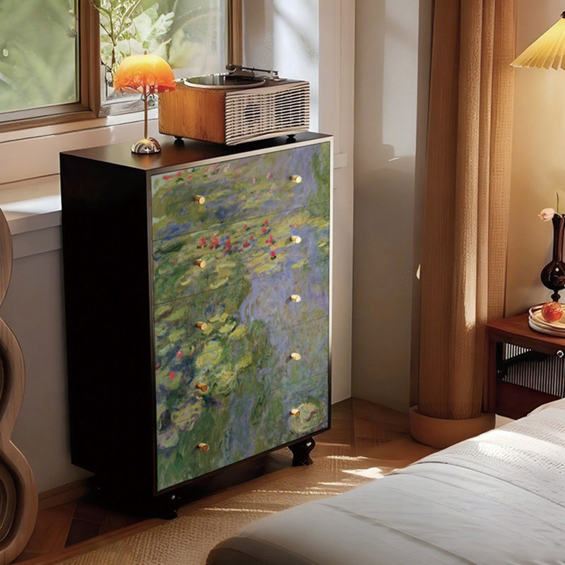 Commode de rangement style français 5 tiroirs