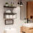 Wall Mounted Floating Shelves with Wall Décor Sign-522414625