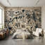 Papier peint graffiti décoratif abstrait mural urbain-1923051723-1923051732