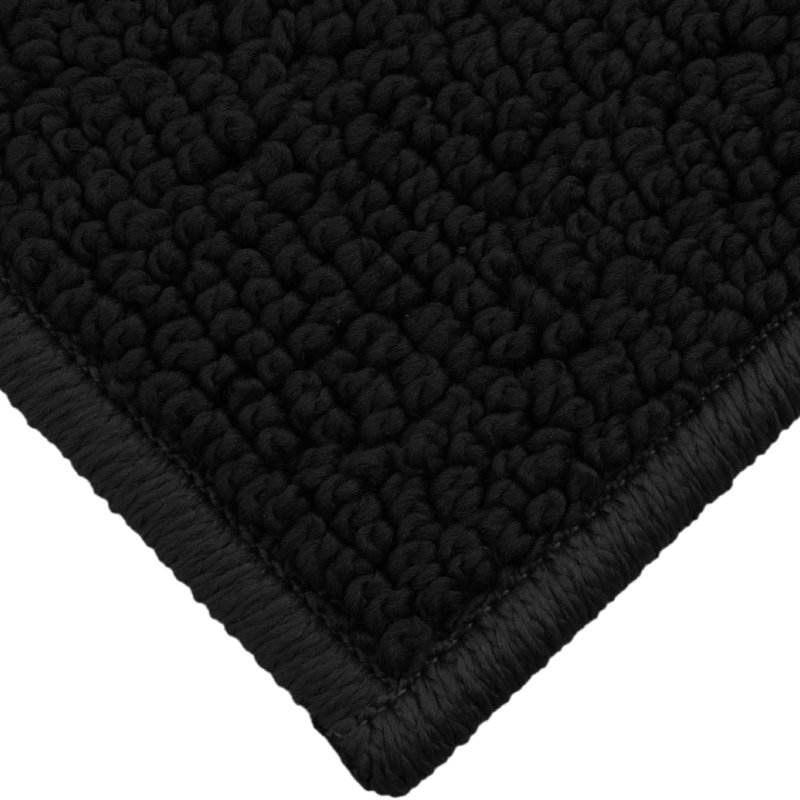 Tapis performance noir lavable à la machine, Rectangle 2 pi 2 po x 3 pi 9 po