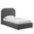 Keynote Upholstered Fabric Curved Platform Bed-101181371-101181368