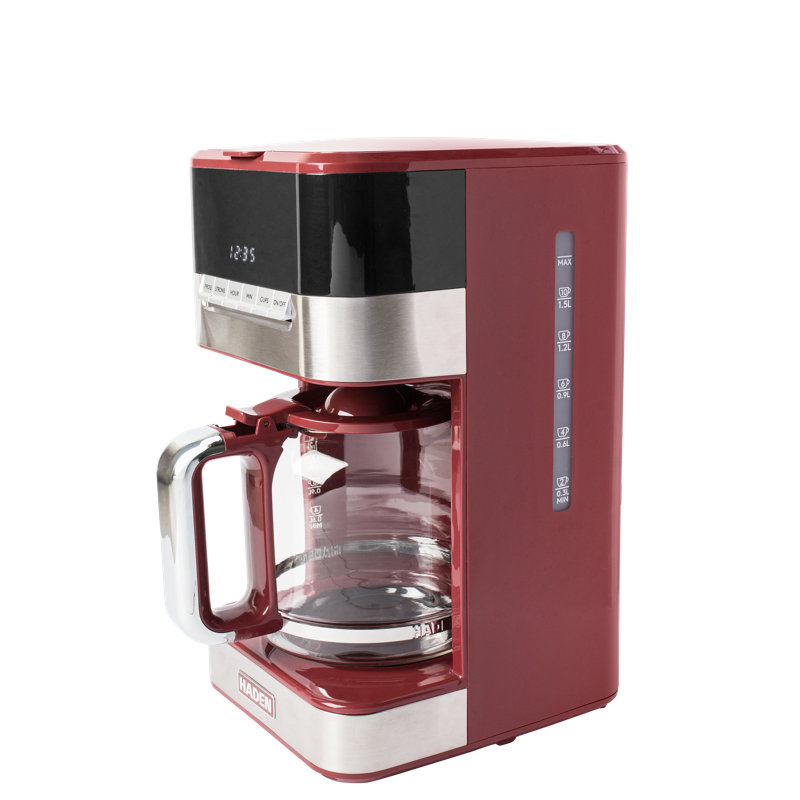 HADEN Quintessential Brew 12-Cup Coffee Maker Berry, Berry Red