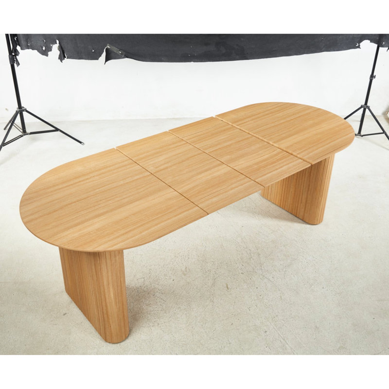 Table de salle à manger pour 4 à 6 personnes, bureau extensible et table basse, chêne, piédestal Design Concept, table basse de loisir, prix après-vente bas