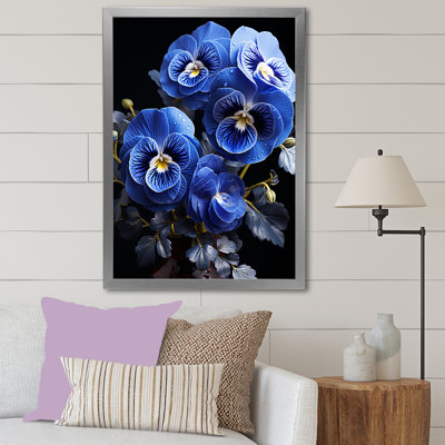 " Midnight Indigo Pansy Wonders II "