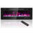 50"W Ultra Thin Recessed & Wall Mounted Electric Fireplace with Dual Heat Vents -777117867