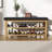 Elegant Rubberwood Frame Shoe Storage Bench-876445461