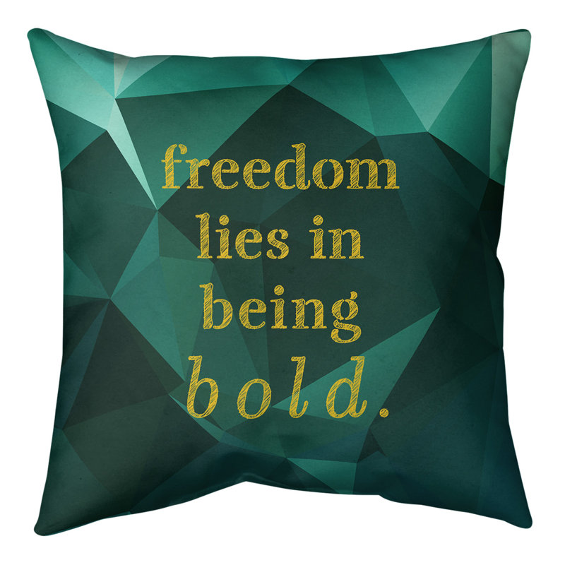 Coussin de sol, 40 po x 40 po, Vert/doré