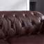 Canapé classique 85,8 po Chesterfield