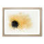 Pale Yellow Gerbera in Abstract - Picture Frame Painting Print-55735254-55735255