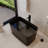 Gridley Casainc Rectangle Freestanding Soaking Solid Surface Resin Stone Bathtub-109080073