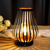 Dimmable Touch Bedside Table Lamp 8.5''H