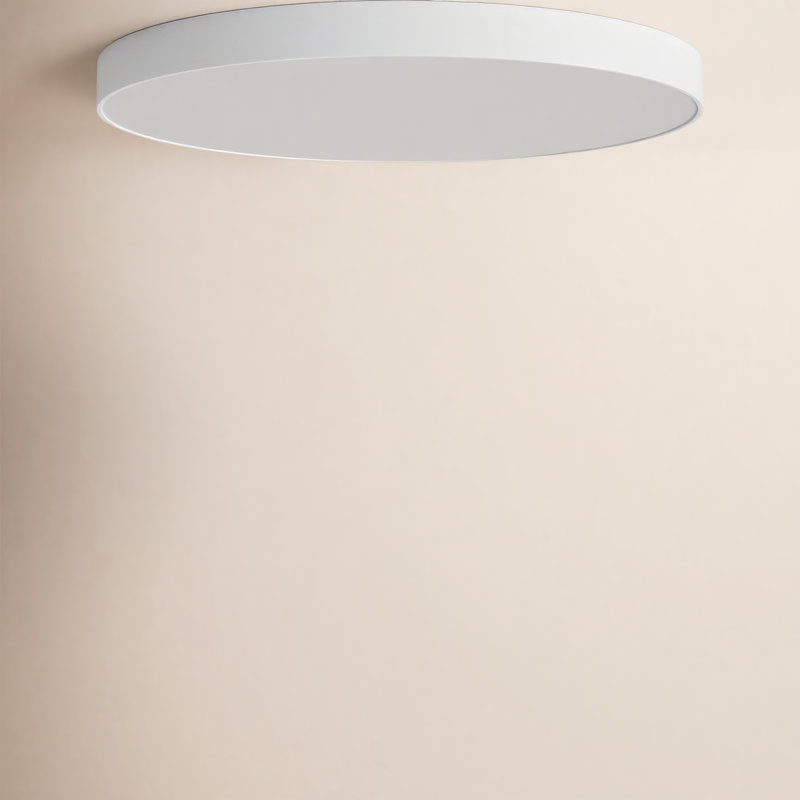 Warrenton Acrylic LED Flush Mount, 0.75" H 9" W x 9"D, White