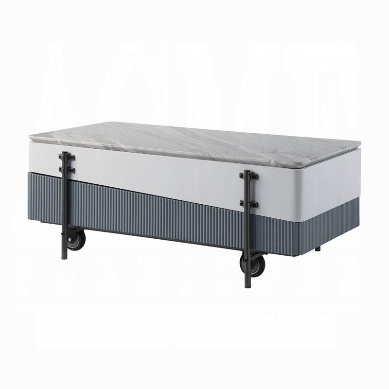 Sloka Coffee Table with Lift Top, 18" H x 47" L x 26" W