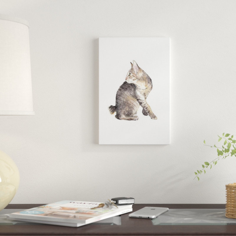 «Manx Cat», reproduction sur toile, H 26 po x l 18 po x P 1,5 po, Toile tendue