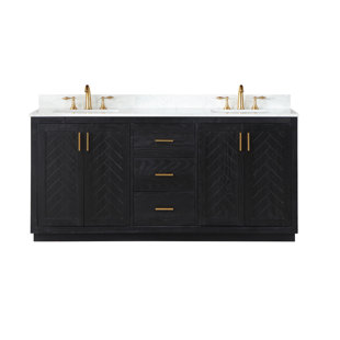 Hunstant 36 W x 20 D x 38 H Single Bathroom Vanity Laurel Foundry Modern Farmhouse Base Finish: Fairfax Oak