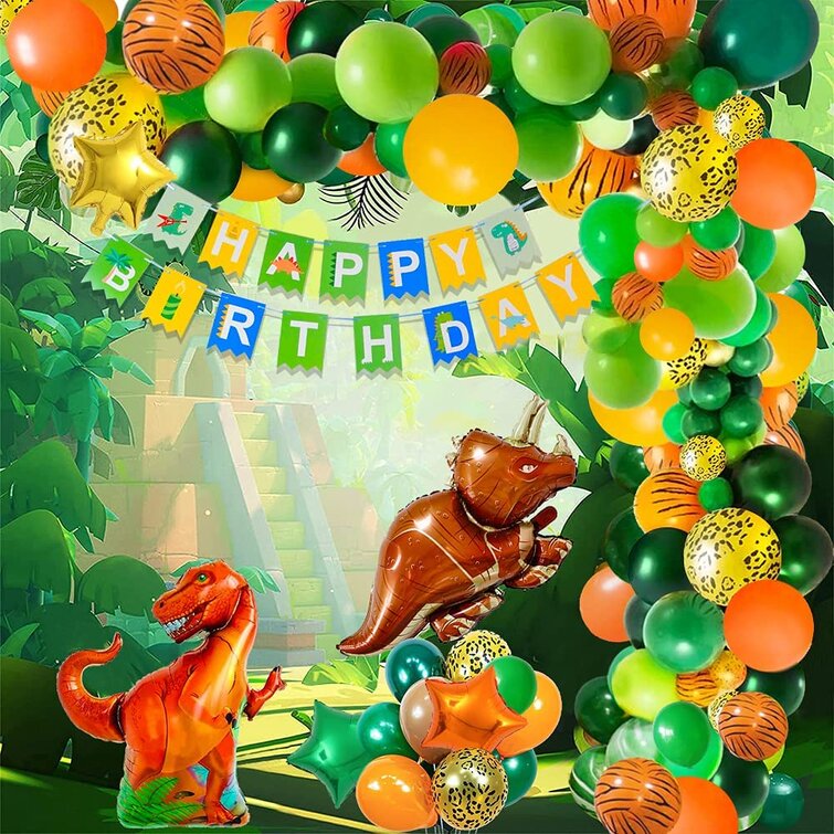 Creative Converting Dinosaur Birthday Party Supplies Kit, Serves 8
