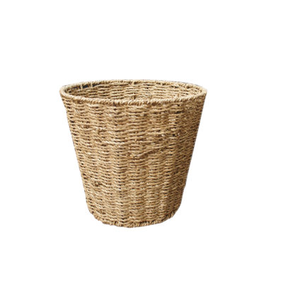 Seagrass Woven Waste Bin