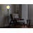 Poise Adjustable Floor Lamp In Graphite