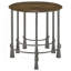 Table gigogne 3 pièces Natural and Gunmetal