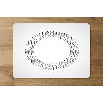 Khalid Polyester, Cork Rectangle Placemat
