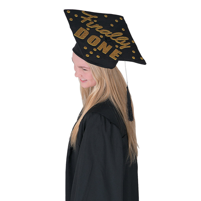 Blooming Thoughts Paper Graduation Party Hat