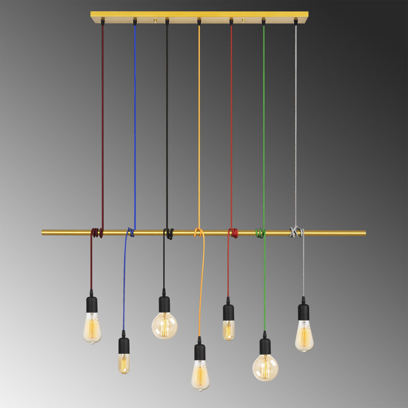 Bora 1 - Light Kitchen Island Pendant, Gold/Blue/Green