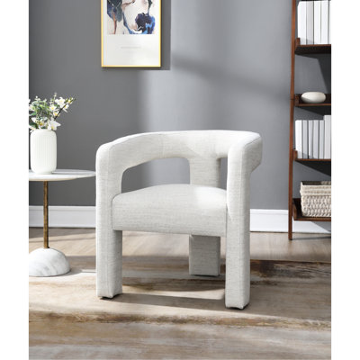 Paire de chaises d'appoint Beige Boucle - sièges contemporains et confortables. Fabriqué à partir de matériaux composites. Aucun assemblage requis. Capacité de poids de 220 lb. 19 po de largeur du siège, 22 po de profondeur, hauteur. Accoudoir 27 po