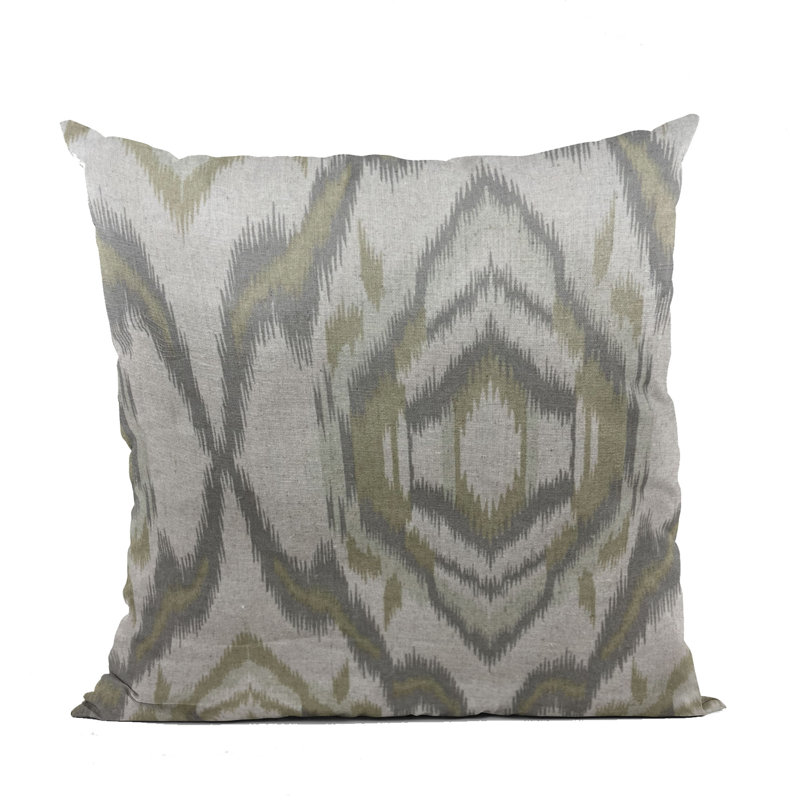 Dream Linen Indoor/Outdoor Pillow Cover & Insert, 12" H x 20" W, Rectangular, Gray/Blue