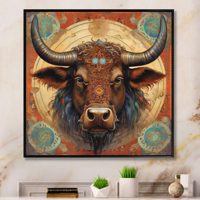 Astral Buffalo - art mural Buffalo / Bison