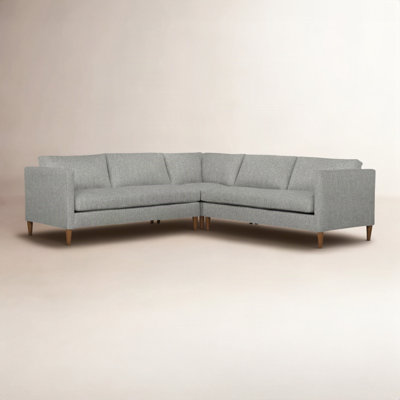 Clifford 3 - Piece Upholstered Custom L-Shape Sectional