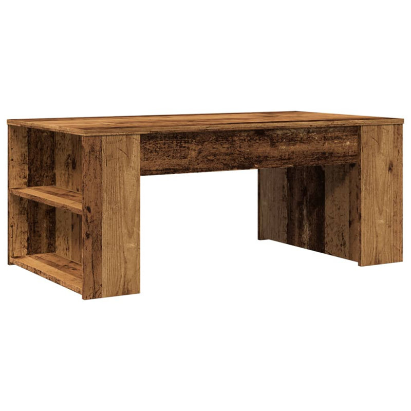 Cociani Coffee Table with Storage, Old Wood