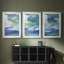 Island Dusk - reproduction sur mesure encadrée de qualité supérieure - 3 pièces-982884374