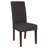 Arruda Upholstered Parsons Chairs-Panel Stitching-854970364