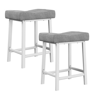Counter Stool with Metal Frame
