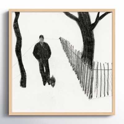 Walking the Dog Print by Simon Schneiderman