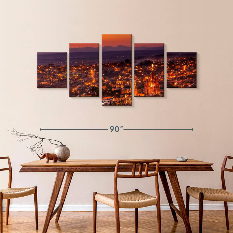 San Miguel De Allende Skyline, 42" H x 92" W