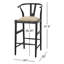 Tabouret de bar et de comptoir Parina-37317819-100053722