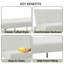 Canapé-lit futon simple 32,67 po Cnut, canapé-lit en similicuir, canapé-lit futon convertible avec pieds en métal-1148084103