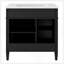 Meuble-lavabo moderne 30 po avec lavabo supérieur, meuble-lavabo moderne avec 2 tiroirs et un tiroir basculant, meuble-lavabo simple-1410729765