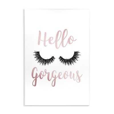 «Hello Gorgeous» par Amanda Greenwood - reproduction d'art textuel