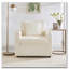 Fauteuil d'appoint confortable en velours côtelé-177744708