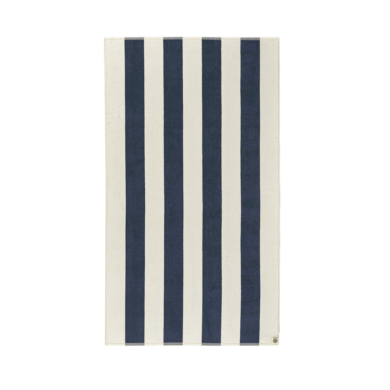 1 serviette de plage Avichai, Bleu marine