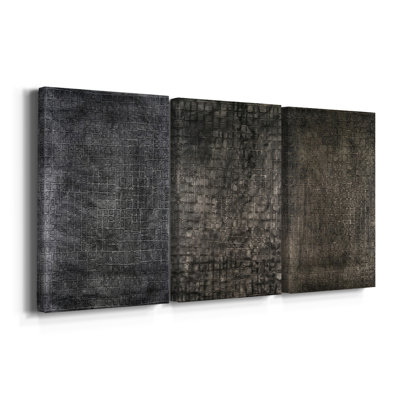 Lattice Lustre I  -Custom Wrapped Gallery Canvas - 3 Pieces