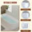KDK HOME 67” Freestanding Bathtub, Alcove/Back to Wall Acrylic Soaking Tubs with Overflow-106775903